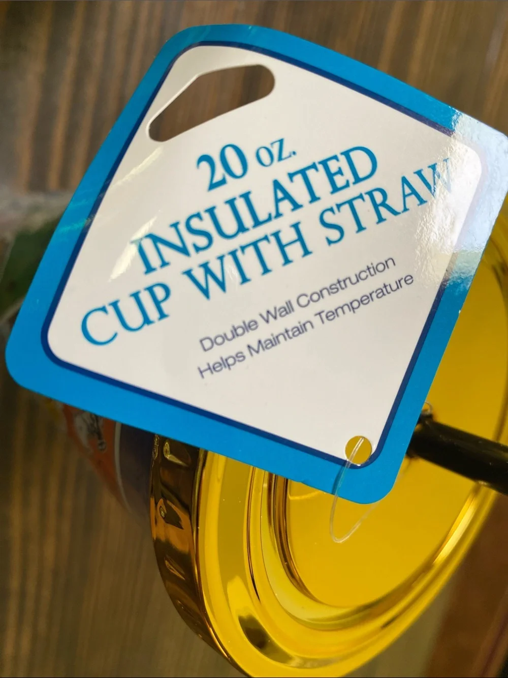 Peanuts Navy Blue Tumbler with Gold Lid NIB